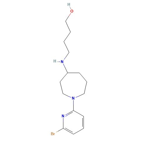 4-[[1-(6-bromopyridin-2-yl)azepan-4-yl]amino]butan-1-ol (CAS: 1312464-83-7) - Related Chemical Product