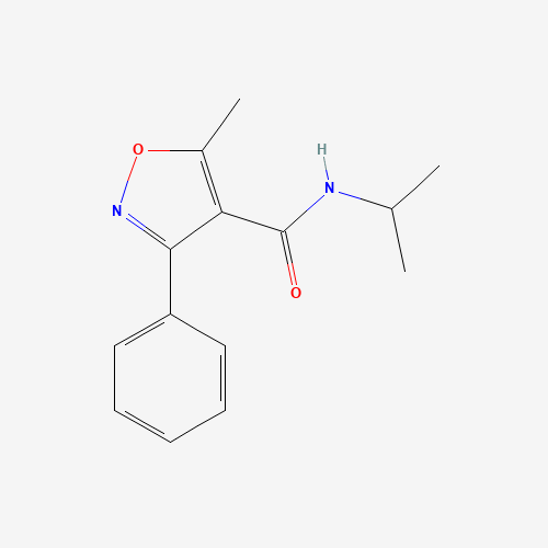 5-methyl-3-phenyl-N-propan-2-yl-1,2-oxazole-4-carboxamide (CAS: 55153-39-4) - Related Chemical Product