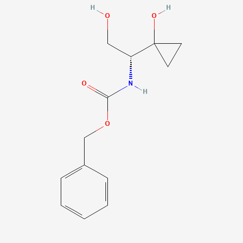 benzyl N-[2-hydroxy-1-(1-hydroxycyclopropyl)ethyl]carbamate (CAS: 377090-74-9) - Related Chemical Product