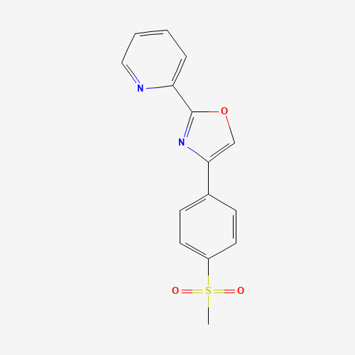 4-(4-methylsulfonylphenyl)-2-pyridin-2-yl-1,3-oxazole (CAS: 1207747-17-8) - Related Chemical Product