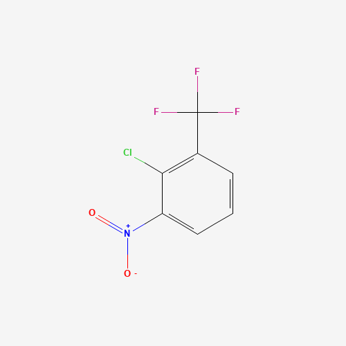 2-chloro-1-nitro-3-(trifluoromethyl)benzene (CAS: 39974-35-1) - Chemical Structure and Molecular Formula 