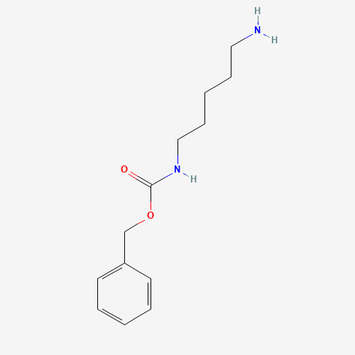 benzyl N-(5-aminopentyl)carbamate (CAS: 69747-36-0) - Chemical Structure and Molecular Formula 