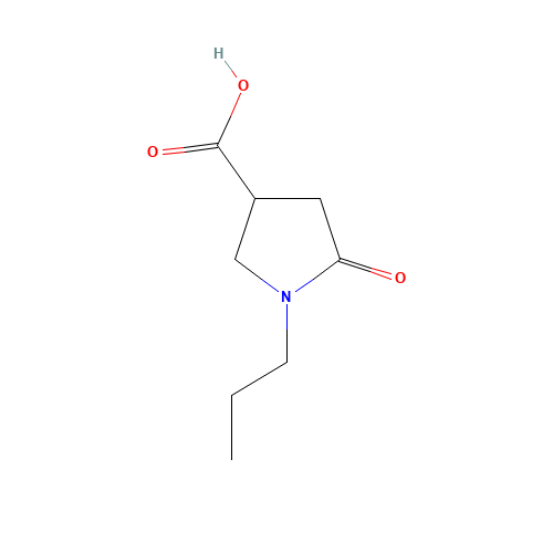 5-oxo-1-propylpyrrolidine-3-carboxylic acid (CAS: 208118-23-4) - Related Chemical Product