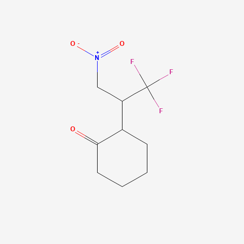 2-(1,1,1-trifluoro-3-nitropropan-2-yl)cyclohexan-1-one (CAS: 112092-00-9) - Related Chemical Product