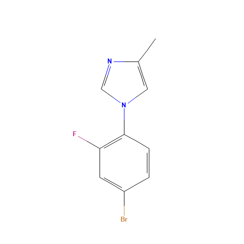 1-(4-bromo-2-fluorophenyl)-4-methylimidazole (CAS: 1241675-16-0) - Related Chemical Product