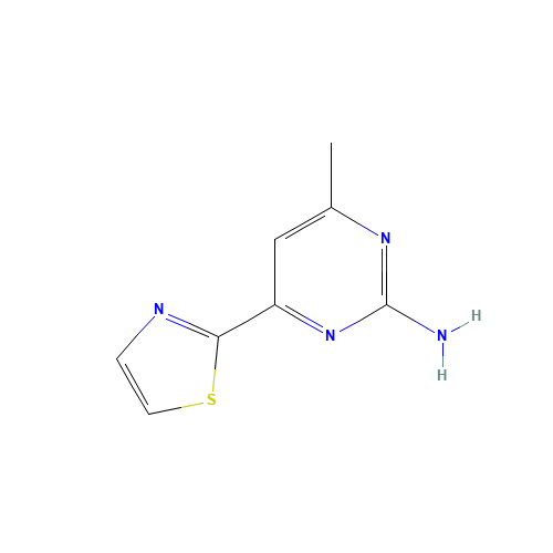 4-methyl-6-(1,3-thiazol-2-yl)pyrimidin-2-amine (CAS: 913322-48-2) - Related Chemical Product