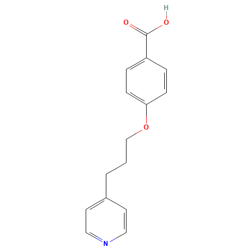 4-(3-pyridin-4-ylpropoxy)benzoic acid (CAS: 163210-37-5) - Related Chemical Product