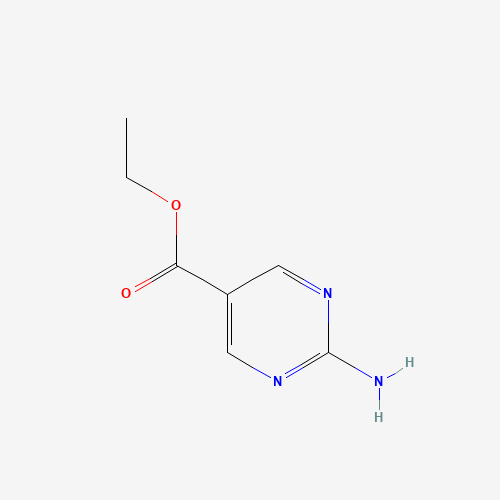 ethyl 2-aminopyrimidine-5-carboxylate (CAS: 57401-76-0) - Chemical Structure and Molecular Formula 
