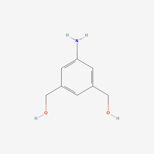 [3-amino-5-(hydroxymethyl)phenyl]methanol (CAS: 71176-54-0) - Chemical Structure and Molecular Formula 