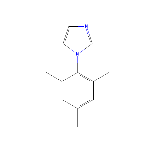 1-(2,4,6-trimethylphenyl)imidazole (CAS: 25364-44-7) - Chemical Structure and Molecular Formula 