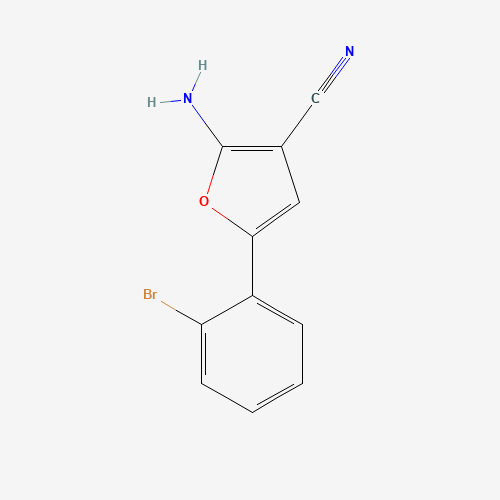 2-amino-5-(2-bromophenyl)furan-3-carbonitrile (CAS: 1261268-90-9) - Related Chemical Product