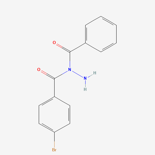 N-benzoyl-4-bromobenzohydrazide (CAS: 6781-60-8) - Chemical Structure and Molecular Formula 