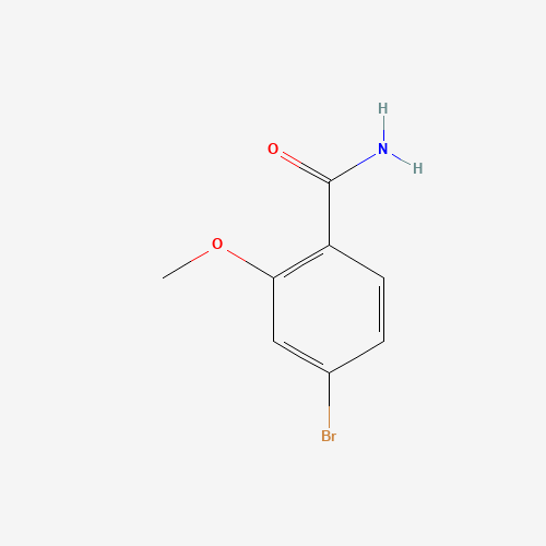 4-bromo-2-methoxybenzamide (CAS: 812667-44-0) - Chemical Structure and Molecular Formula 
