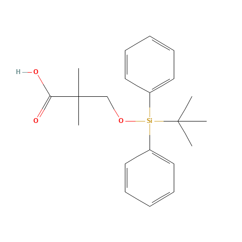 3-[tert-butyl(diphenyl)silyl]oxy-2,2-dimethylpropanoic acid (CAS: 480450-04-2) - Related Chemical Product