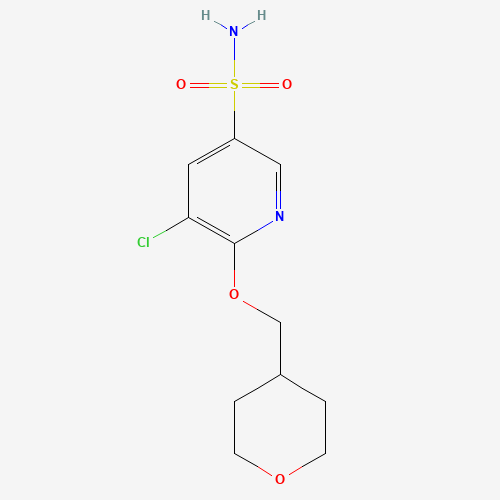 5-chloro-6-(oxan-4-ylmethoxy)pyridine-3-sulfonamide (CAS: 1228874-50-7) - Related Chemical Product