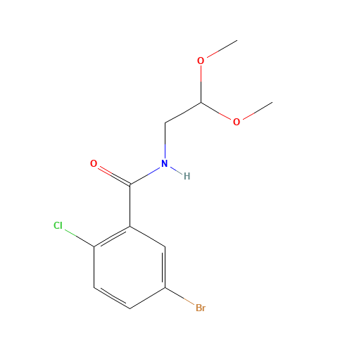 5-bromo-2-chloro-N-(2,2-dimethoxyethyl)benzamide (CAS: 477772-67-1) - Related Chemical Product