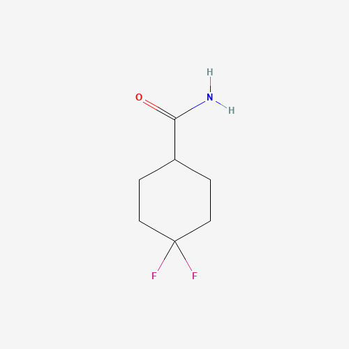4,4-difluorocyclohexane-1-carboxamide (CAS: 927209-98-1) - Chemical Structure and Molecular Formula 