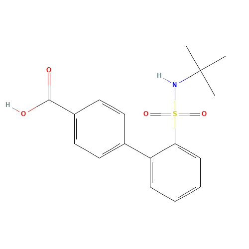 4-[2-(tert-butylsulfamoyl)phenyl]benzoic acid (CAS: 309930-58-3) - Related Chemical Product