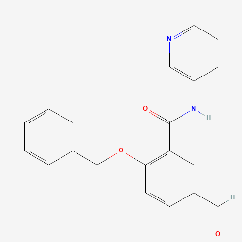 5-formyl-2-phenylmethoxy-N-pyridin-3-ylbenzamide (CAS: 1285514-50-2) - Related Chemical Product