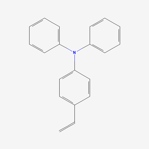 4-ethenyl-N,N-diphenylaniline (CAS: 25069-74-3) - Chemical Structure and Molecular Formula 
