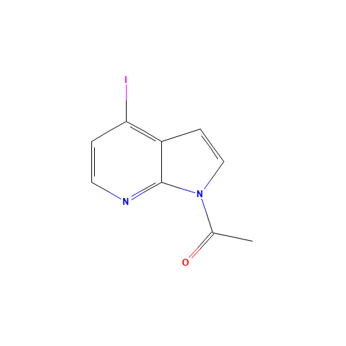 1-(4-iodopyrrolo[2,3-b]pyridin-1-yl)ethanone (CAS: 443729-67-7) - Related Chemical Product