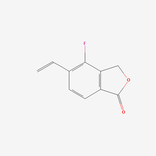 5-ethenyl-4-fluoro-3H-2-benzofuran-1-one (CAS: 1255208-32-2) - Chemical Structure and Molecular Formula 