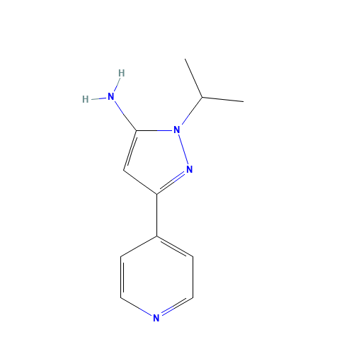 2-propan-2-yl-5-pyridin-4-ylpyrazol-3-amine (CAS: 91215-27-9) - Related Chemical Product