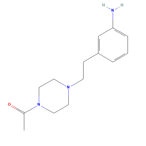 1-[4-[2-(3-aminophenyl)ethyl]piperazin-1-yl]ethanone (CAS: 1023277-09-9) - Related Chemical Product