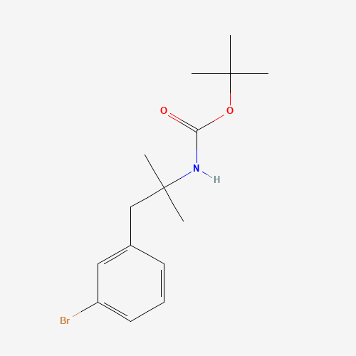 tert-butyl N-[1-(3-bromophenyl)-2-methylpropan-2-yl]carbamate (CAS: 808769-13-3) - Related Chemical Product