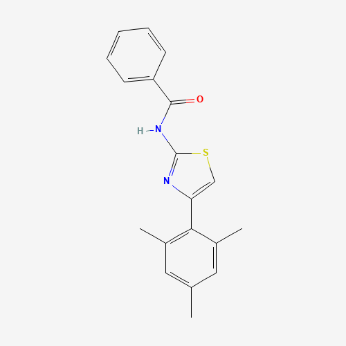 N-[4-(2,4,6-trimethylphenyl)-1,3-thiazol-2-yl]benzamide (CAS: 1001753-24-7) - Related Chemical Product