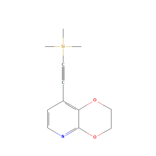 2-(2,3-dihydro-[1,4]dioxino[2,3-b]pyridin-8-yl)ethynyl-trimethylsilane (CAS: 1246088-47-0) - Related Chemical Product