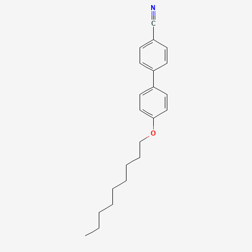 4-(4-nonoxyphenyl)benzonitrile (CAS: 58932-13-1) - Chemical Structure and Molecular Formula 