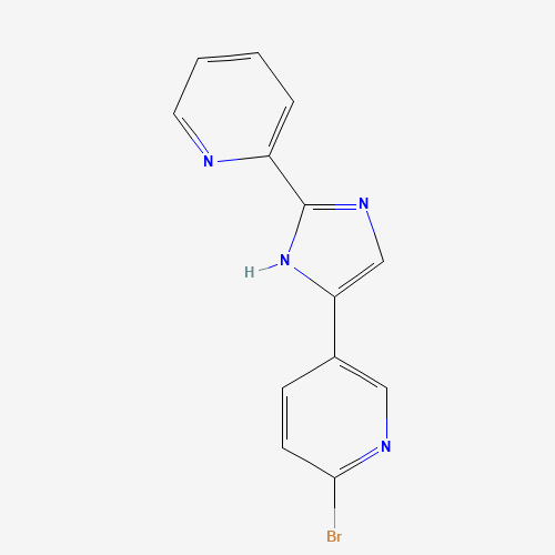 2-bromo-5-(2-pyridin-2-yl-1H-imidazol-5-yl)pyridine (CAS: 1201802-61-0) - Related Chemical Product