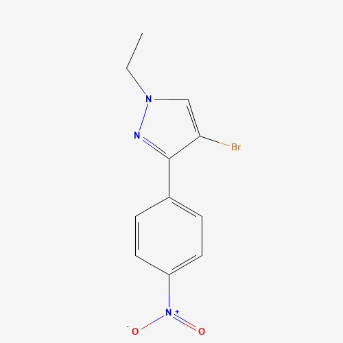 4-bromo-1-ethyl-3-(4-nitrophenyl)pyrazole (CAS: 942920-12-9) - Related Chemical Product