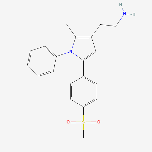 2-[2-methyl-5-(4-methylsulfonylphenyl)-1-phenylpyrrol-3-yl]ethanamine (CAS: 1005452-00-5) - Related Chemical Product