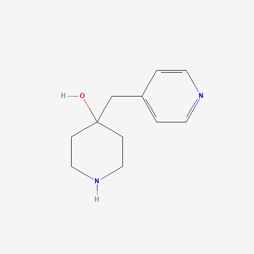 4-(pyridin-4-ylmethyl)piperidin-4-ol (CAS: 1021414-49-2) - Chemical Structure and Molecular Formula 