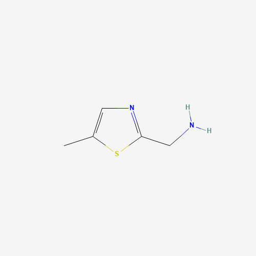 (5-methyl-1,3-thiazol-2-yl)methanamine (CAS: 921091-08-9) - Chemical Structure and Molecular Formula 