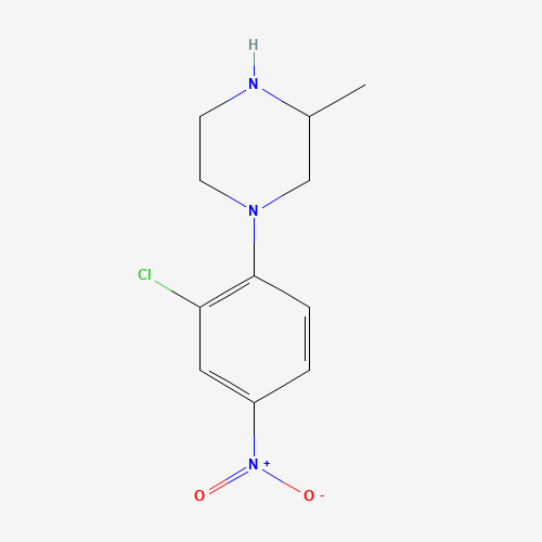 1-(2-chloro-4-nitrophenyl)-3-methylpiperazine (CAS: 392710-17-7) - Related Chemical Product