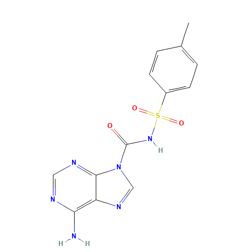 6-amino-N-(4-methylphenyl)sulfonylpurine-9-carboxamide (CAS: 401937-84-6) - Related Chemical Product