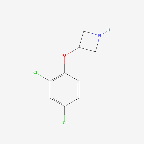 3-(2,4-dichlorophenoxy)azetidine (CAS: 1220028-20-5) - Chemical Structure and Molecular Formula 