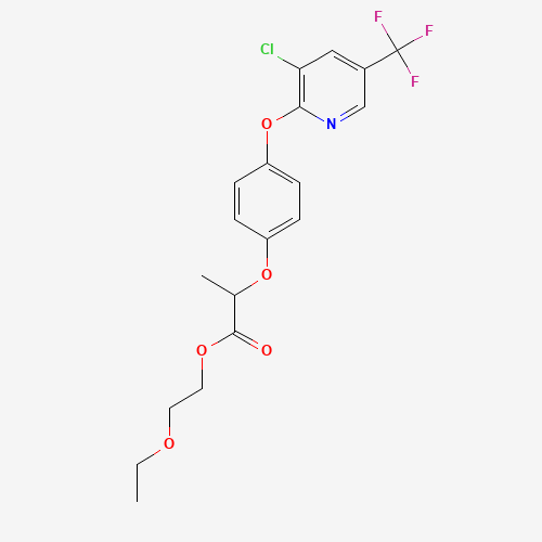 2-ethoxyethyl 2-[4-[3-chloro-5-(trifluoromethyl)pyridin-2-yl]oxyphenoxy]propanoate (CAS: 87237-48-7) - Related Chemical Product