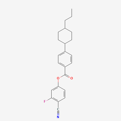(4-cyano-3-fluorophenyl) 4-(4-propylcyclohexyl)benzoate (CAS: 92118-82-6) - Related Chemical Product