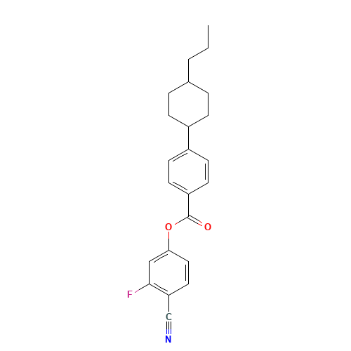 (4-cyano-3-fluorophenyl) 4-(4-propylcyclohexyl)benzoate (CAS: 92118-82-6) - Related Chemical Product