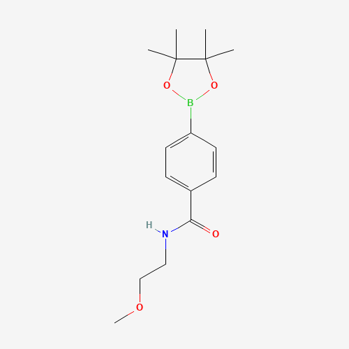 N-(2-methoxyethyl)-4-(4,4,5,5-tetramethyl-1,3,2-dioxaborolan-2-yl)benzamide (CAS: 1073353-60-2) - Related Chemical Product