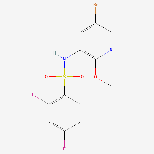 N-(5-bromo-2-methoxypyridin-3-yl)-2,4-difluorobenzenesulfonamide (CAS: 1086063-46-8) - Related Chemical Product