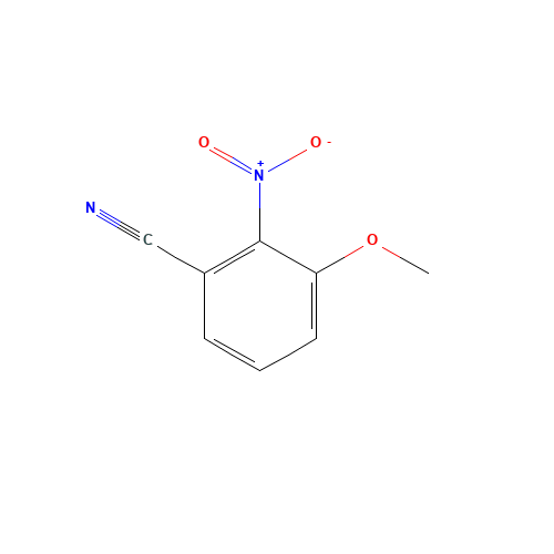 3-methoxy-2-nitrobenzonitrile (CAS: 142596-50-7) - Chemical Structure and Molecular Formula 