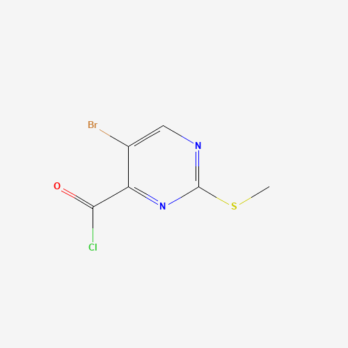 5-bromo-2-methylsulfanylpyrimidine-4-carbonyl chloride (CAS: 79686-05-8) - Related Chemical Product