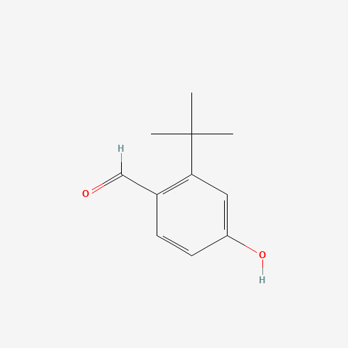 4-hydroxy-2-propan-2-ylbenzaldehyde (CAS: 84694-00-8) - Chemical Structure and Molecular Formula 