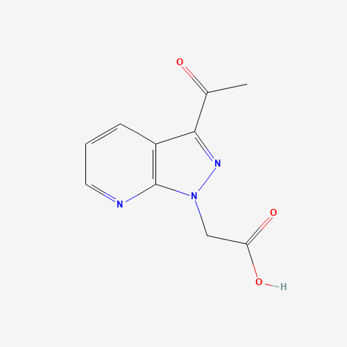 2-(3-acetylpyrazolo[3,4-b]pyridin-1-yl)acetic acid (CAS: 1386457-43-7) - Related Chemical Product