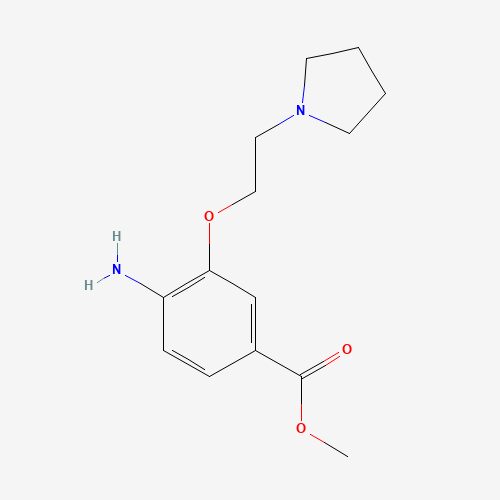 methyl 4-amino-3-(2-pyrrolidin-1-ylethoxy)benzoate (CAS: 1216144-08-9) - Related Chemical Product